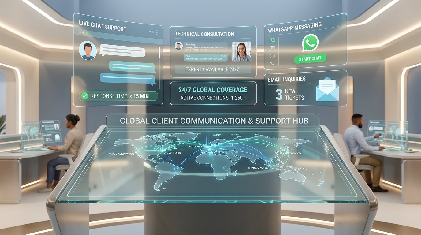 WEBER CODE Global Client Communication and Support Hub